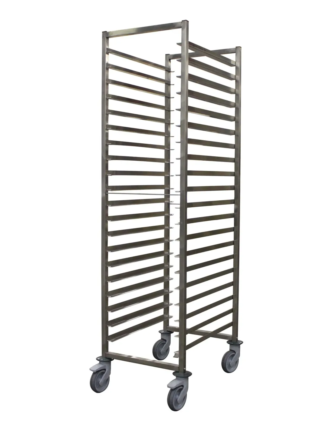 ECHELLE SOUDEE INOX A GLISSIERES GN1/1 ENTREE 325MM - 15 NIVEAUX - CHAPE INOX L (en mm) : 385 - P (en mm) : 565 H (en mm) : 1 78