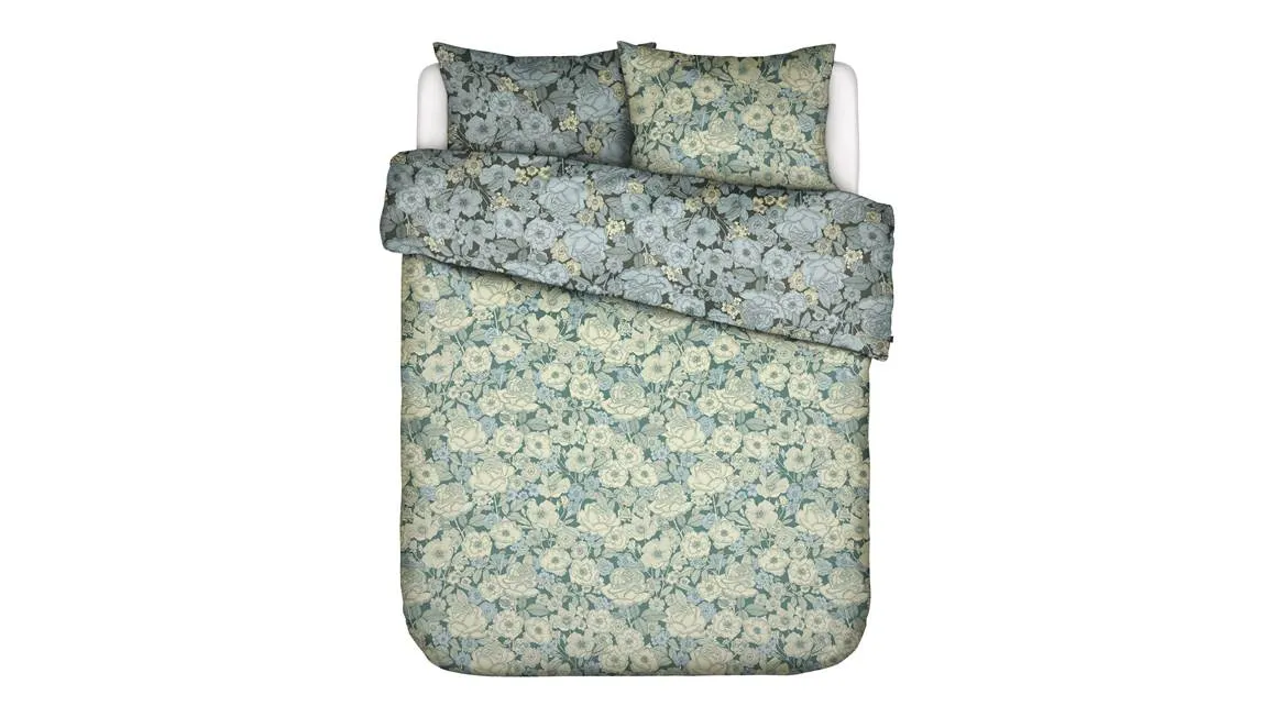 Essenza Camille housse de couette vert paon