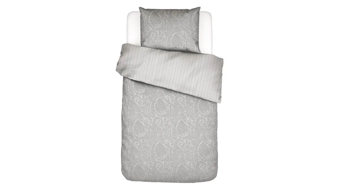 Essenza Fabrice housse de couette gris clair