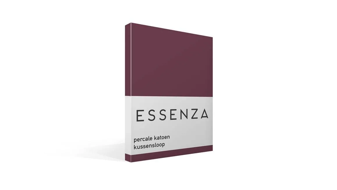 Essenza Premium taie d'oreiller percale marsala
