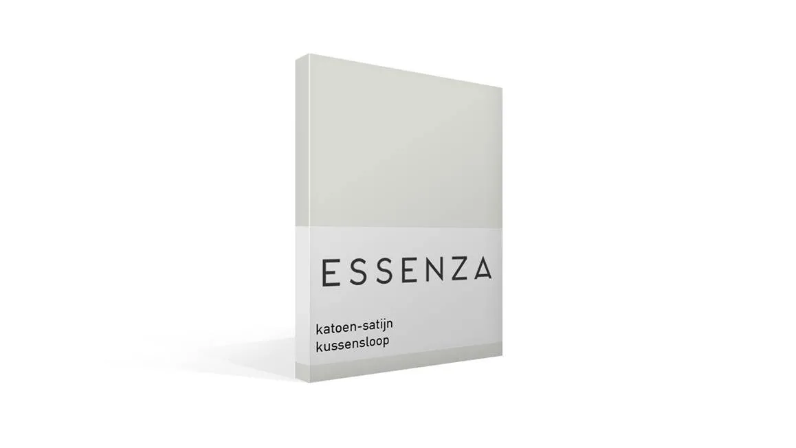 Essenza Satin taie d'oreiller argent