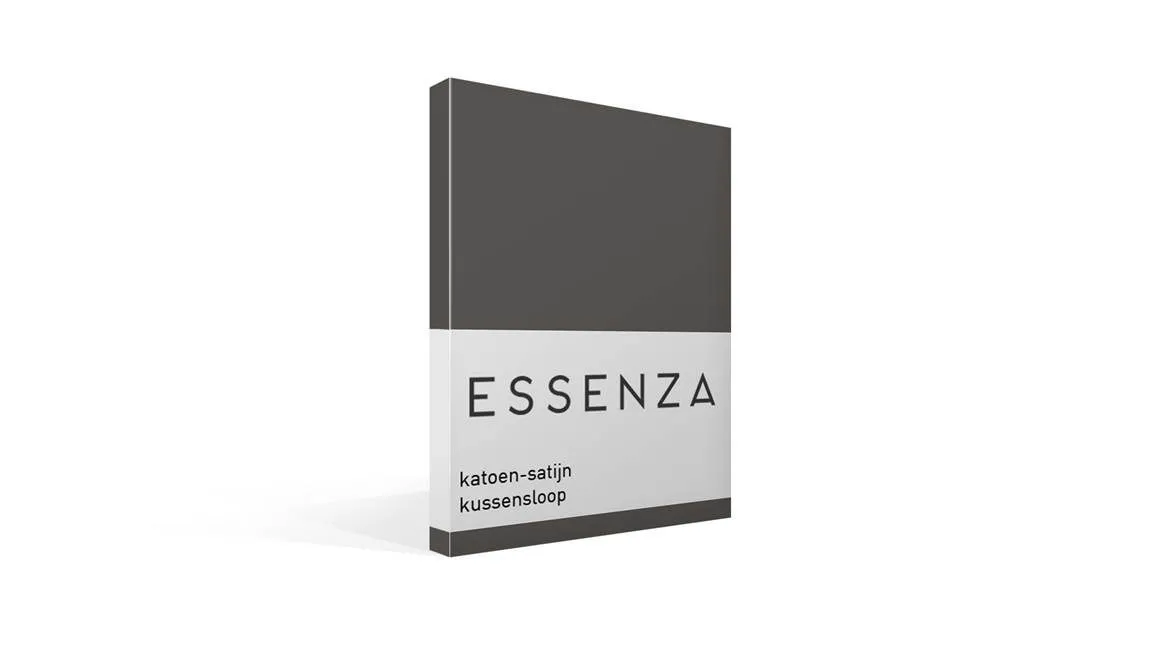 Essenza Satin taie d'oreiller anthracite