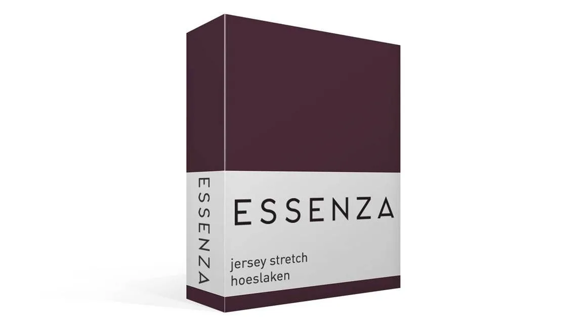 Essenza The Perfect Organic drap-housse jersey stretch bourgogne