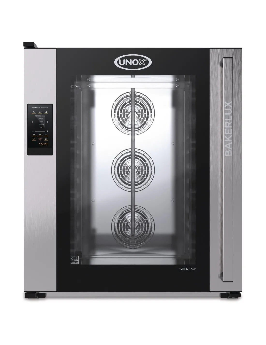 Four à convection avec humidificateur Unox Bakerlux SHOP Pro Camilla Matic Touch 10 plaques 600X400mm