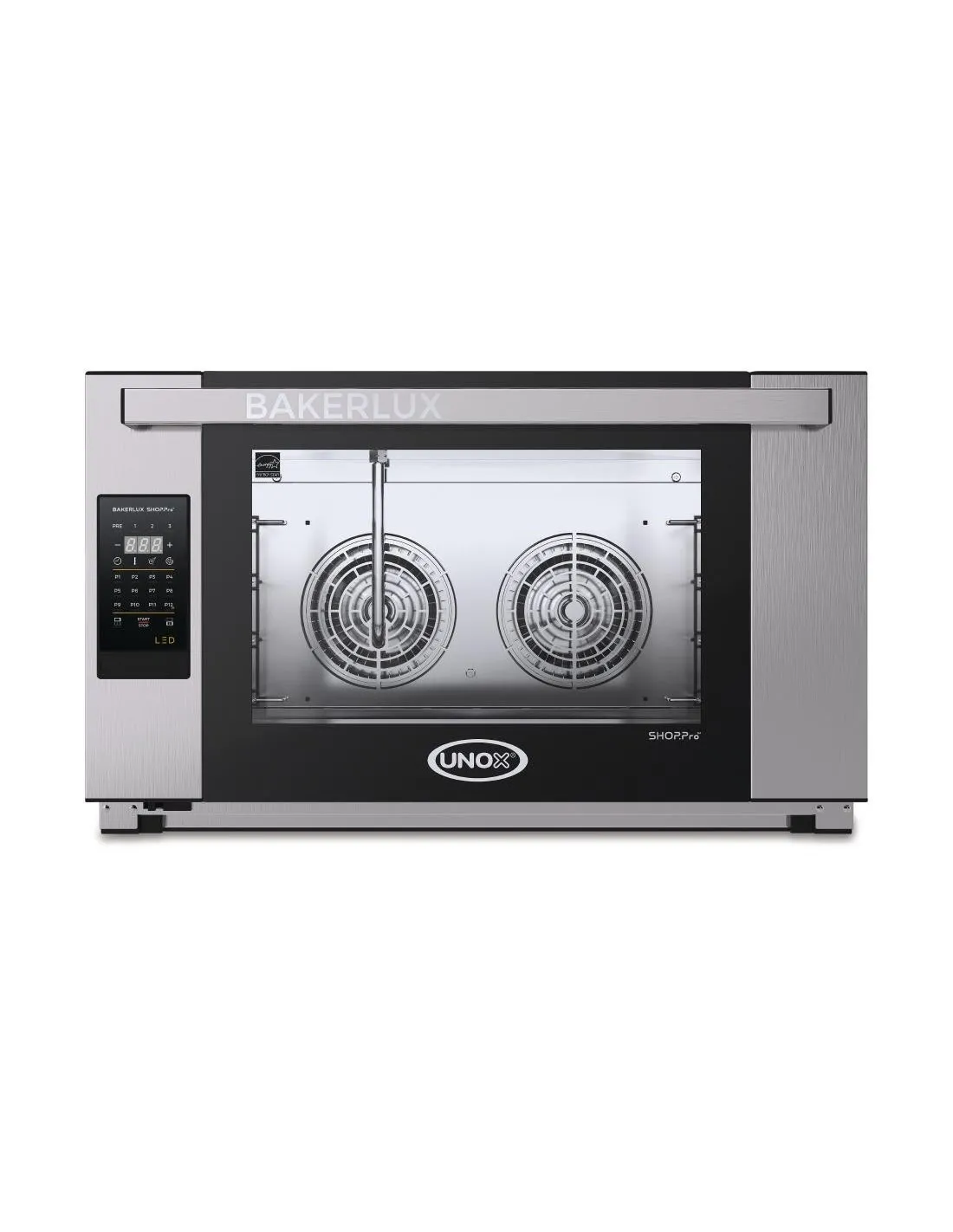 Four à convection avec humidificateur Unox Bakerlux SHOP Pro Rossella Led 4 plaques 600 x 400mm