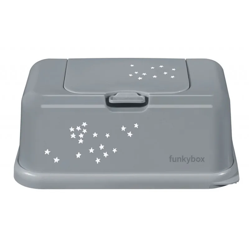 funkybox grey tiny stars