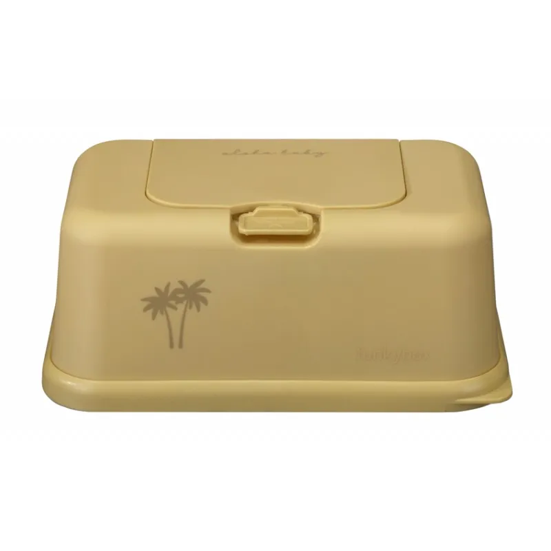 funkybox wipes container mustard palm