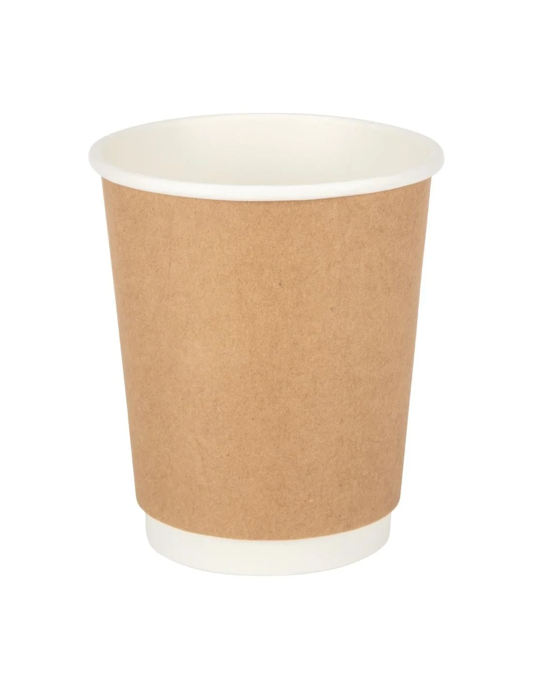 Gobelets double paroi Fiesta Recyclable kraft 225ml (lot de 25)