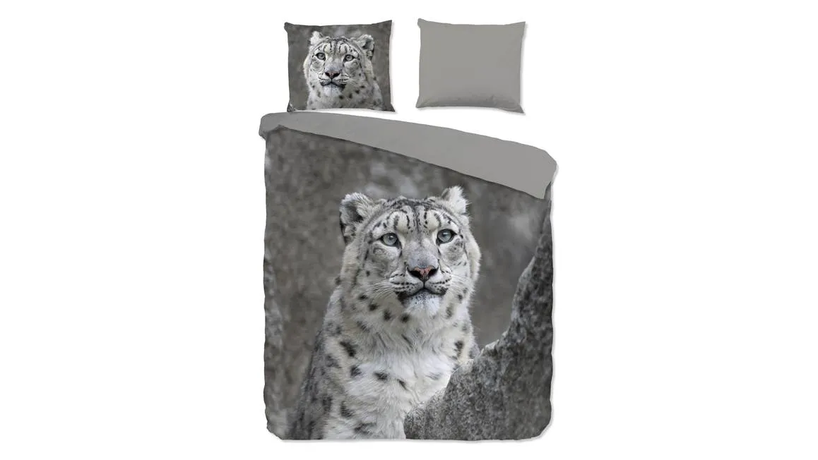 Good Morning Chief housse de couette en flanelle gris