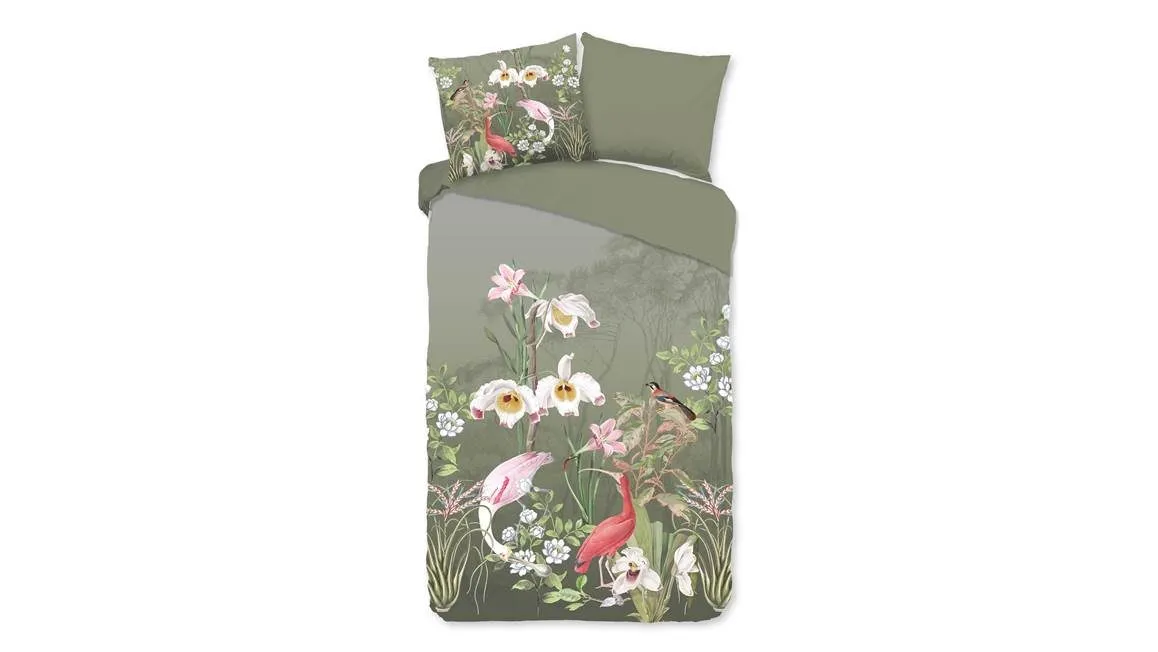 Good Morning Lesli housse de couette vert