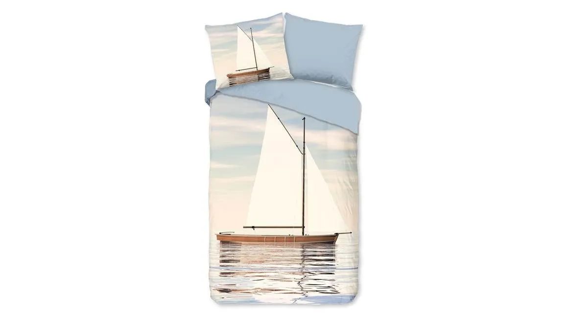 Good Morning Meri housse de couette bleu