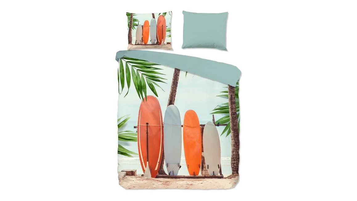 Good Morning Surf housse de couette multicolore