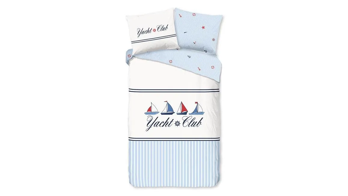 Good Morning Yachtclub housse de couette bleu