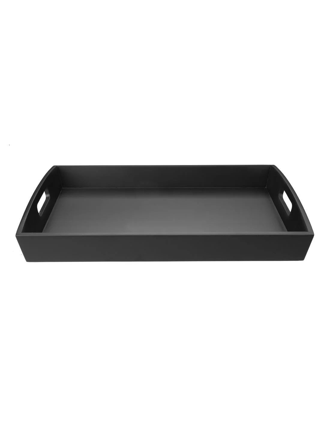 Grand plateau de service Olympia en bambou noir 510x350mm