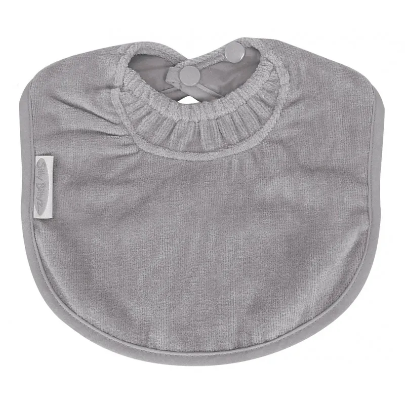 grey silly billyz bib (0m-2y)