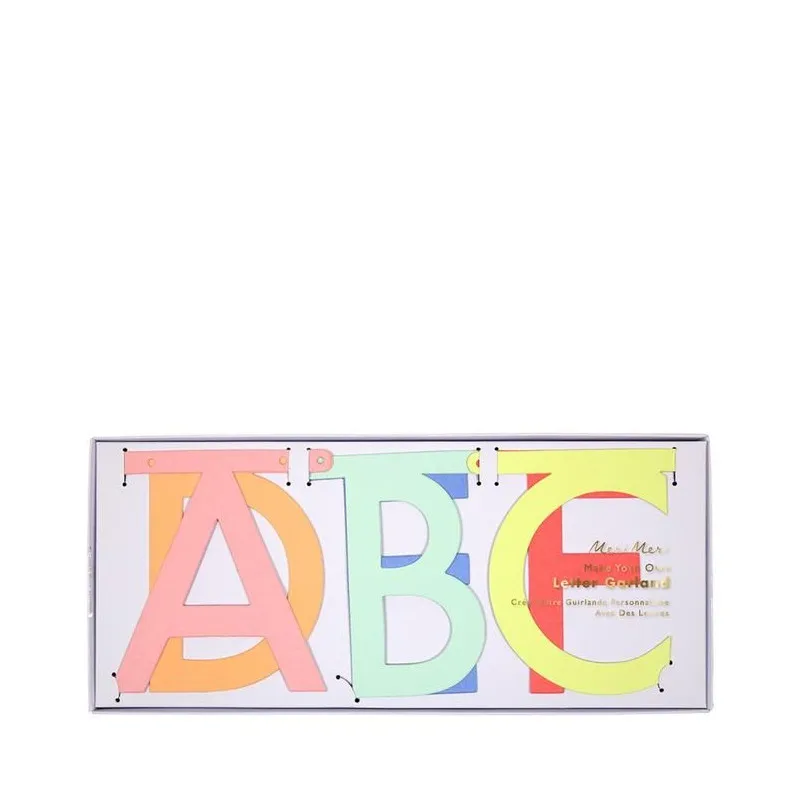 guirlande lettres meri meri
