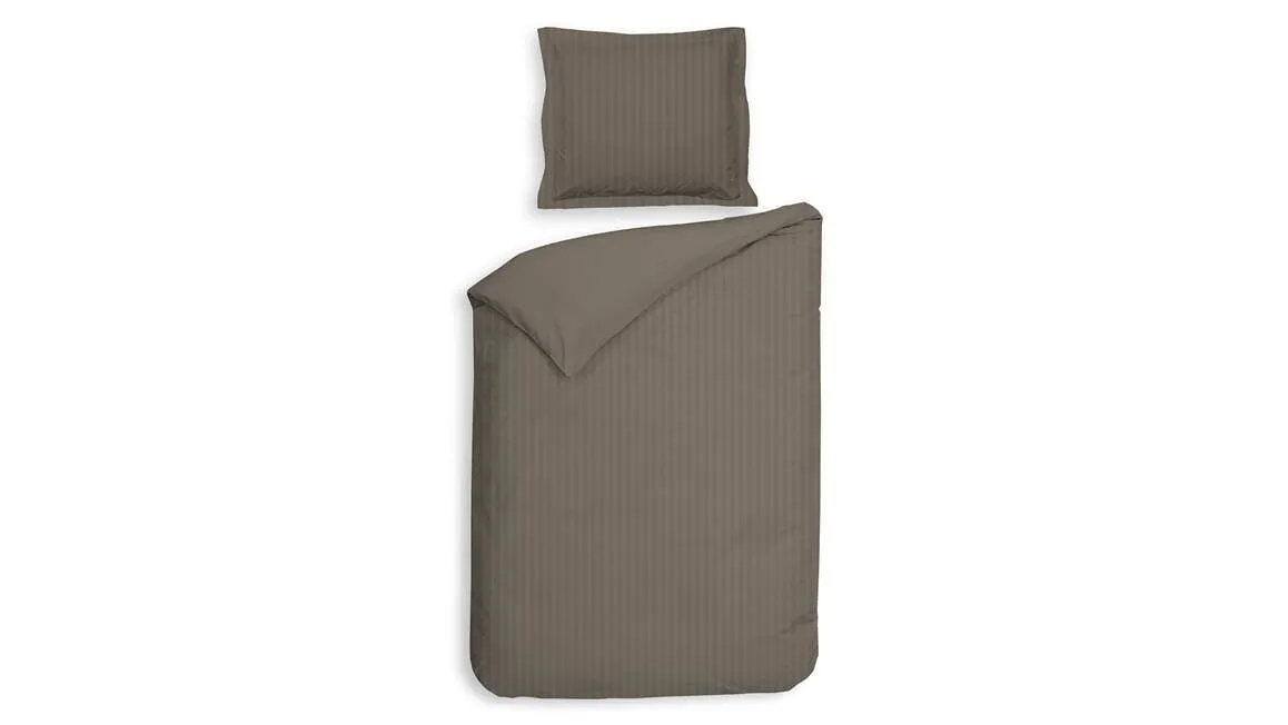 Heckettlane Banda housse de couette taupe