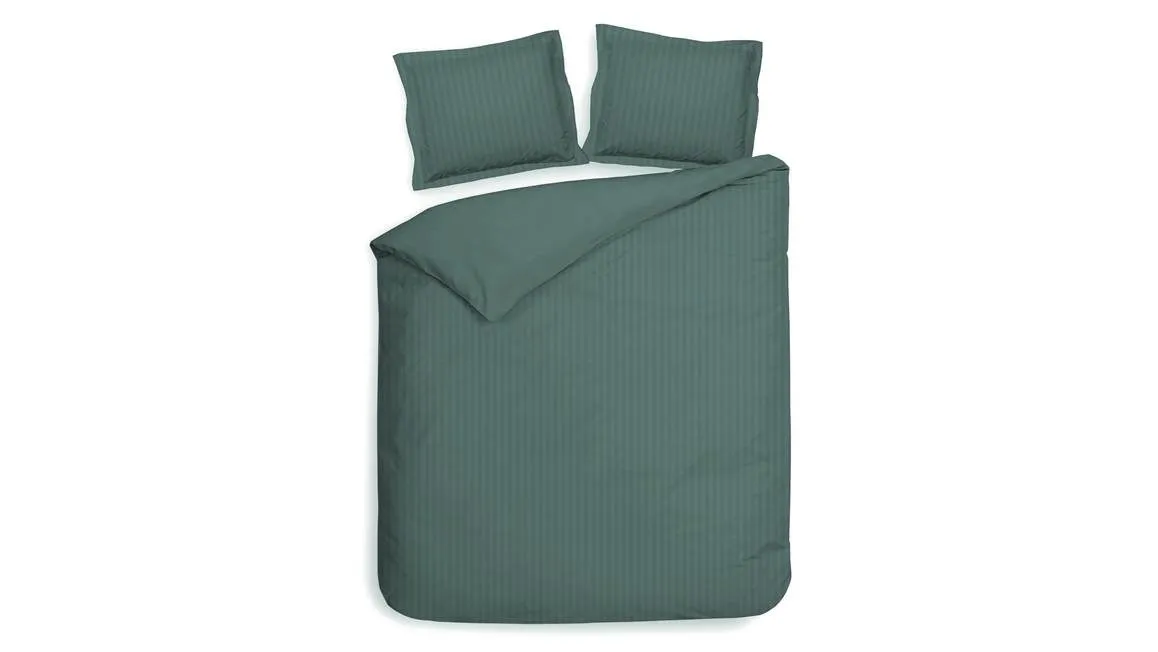 Heckettlane Banda housse de couette vert minéral