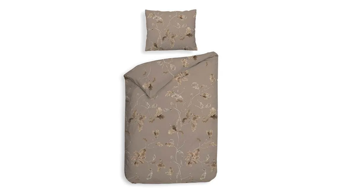 Heckettlane Bronco housse de couette en flanelle marron