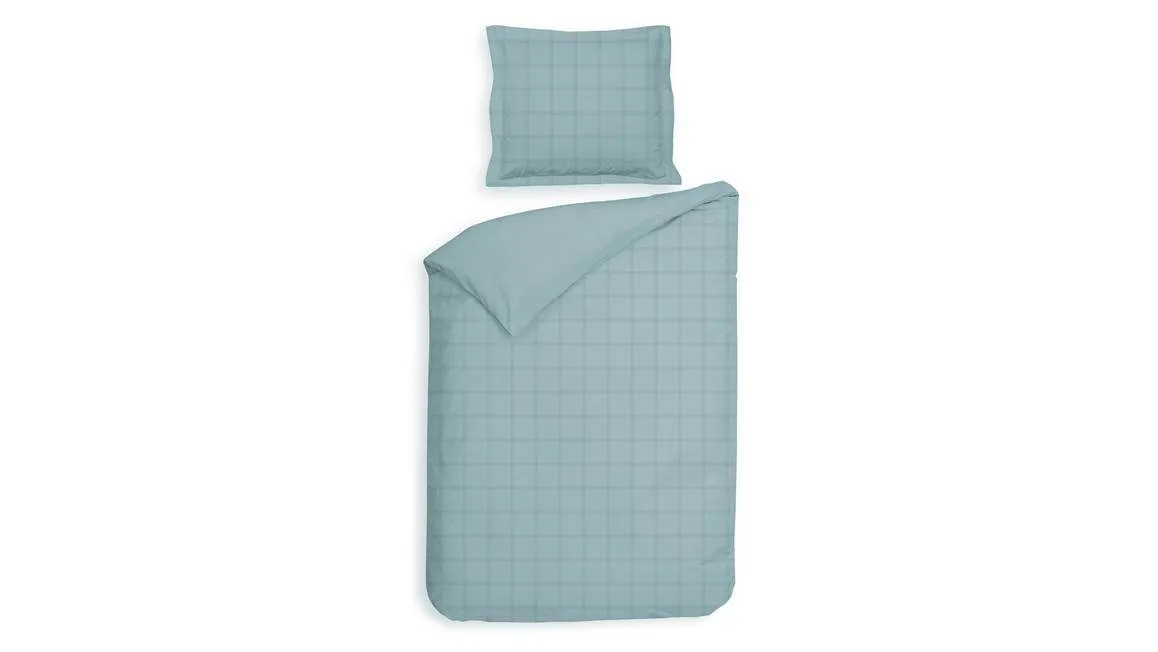 Heckettlane Diamante housse de couette bleu pâle