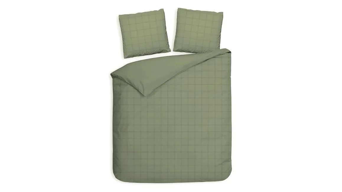 Heckettlane Diamante housse de couette vert sauge