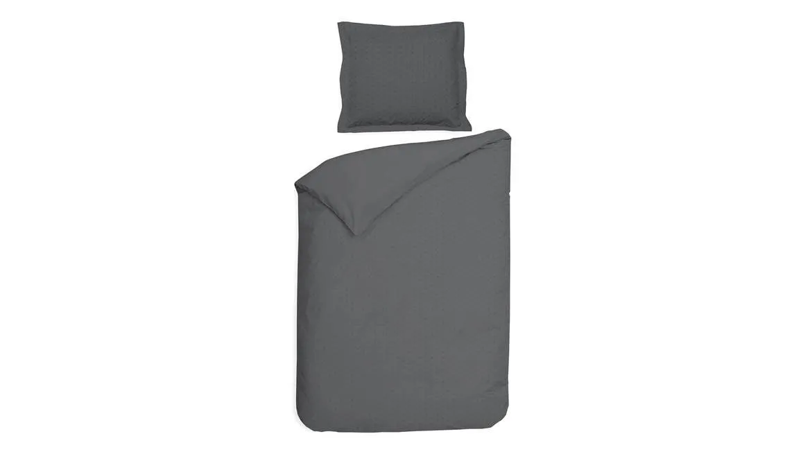 Heckettlane Punto housse de couette anthracite