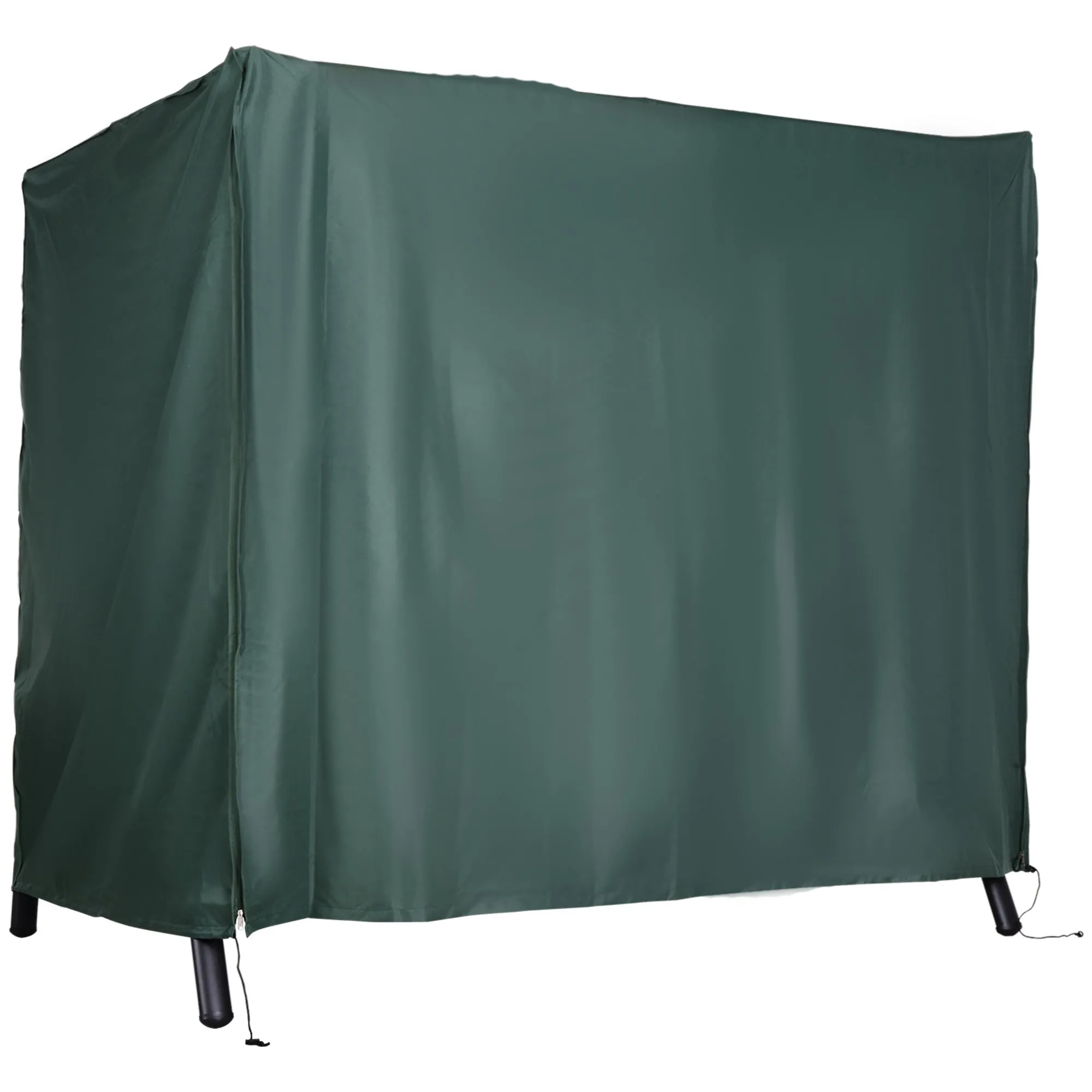 205 x 124cm Three-Seater Swing Chair Protective Cover Deep Green