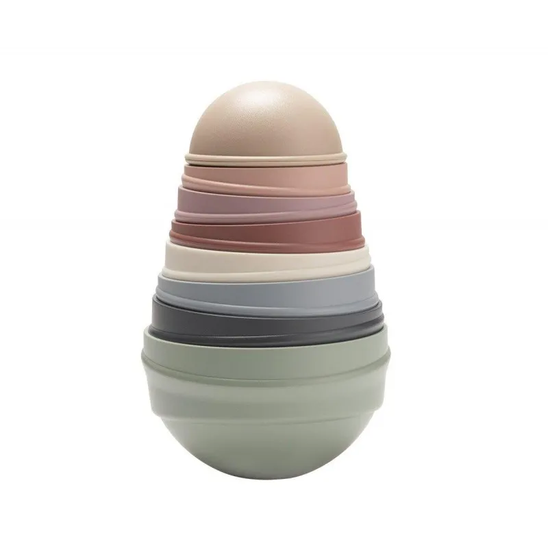 jeux empilable bibs wobbly pastel rainbow