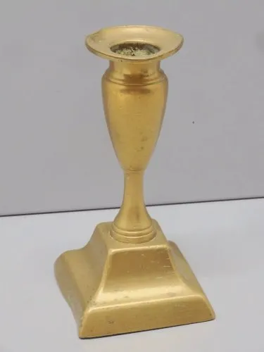 -JOLI ANCIEN BOUGEOIR BRONZE de CHEVET de TABLE XVIII/XIXe déco BOUGIE  D