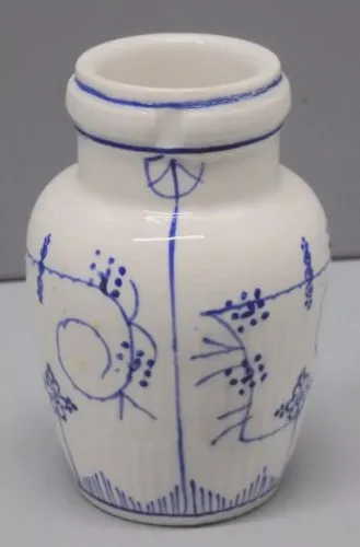 - JOLI ANCIEN POT A MOUTARDE DIGOIN SARREGUEMINES COPENHAGUE DECO VITRINE D