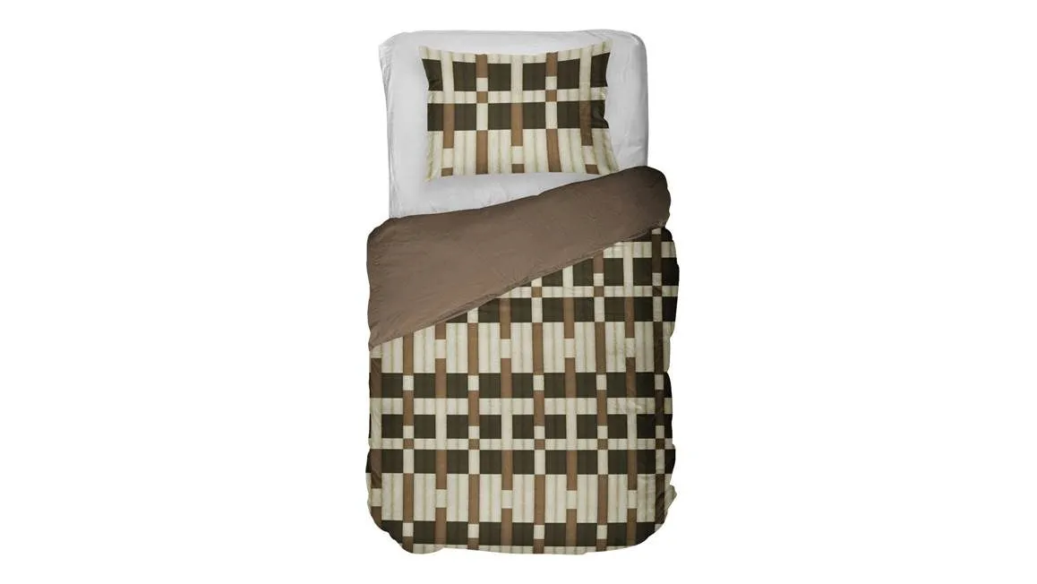 Kayori Abashi housse de couette marron