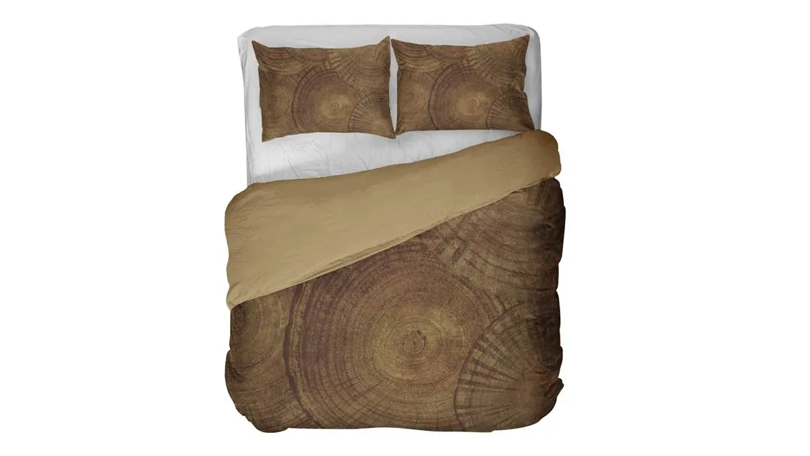 Kayori Banya housse de couette marron