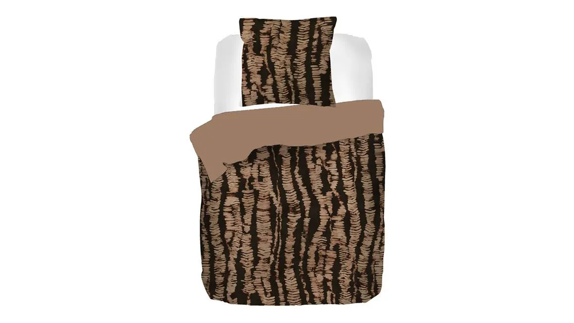 Kayori Chikuma housse de couette marron