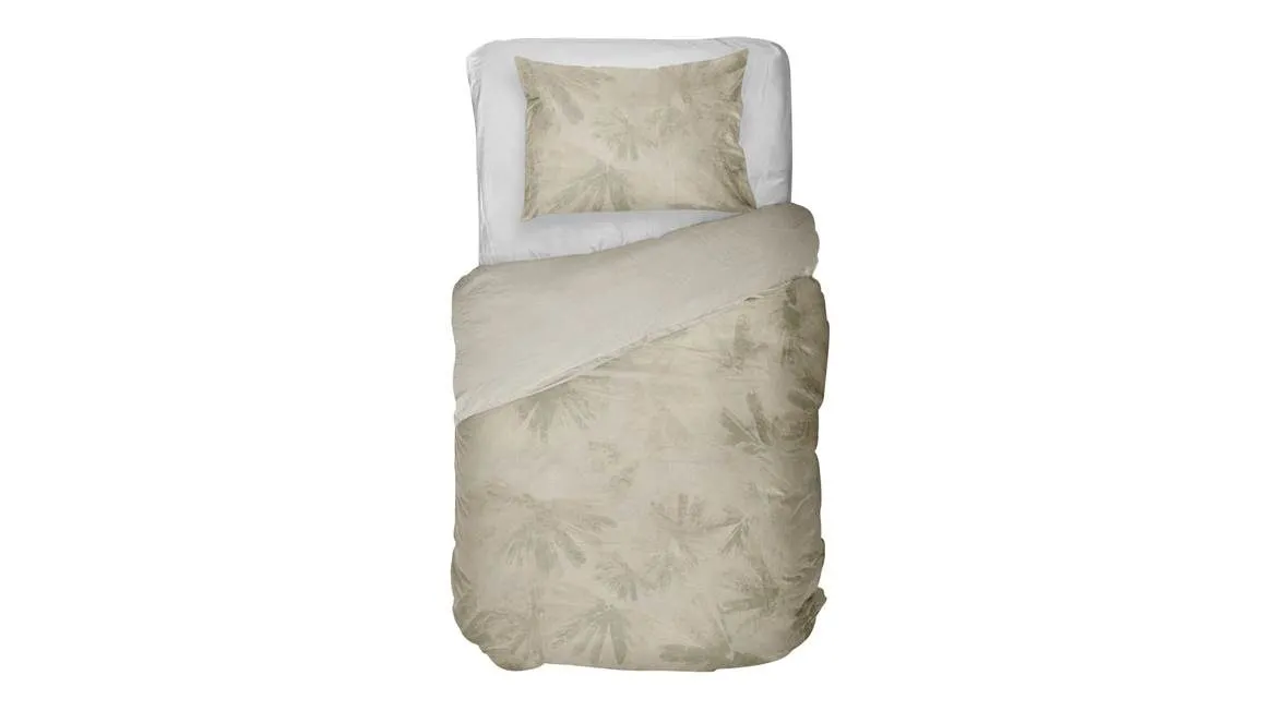 Kayori Hana housse de couette blanc cassé