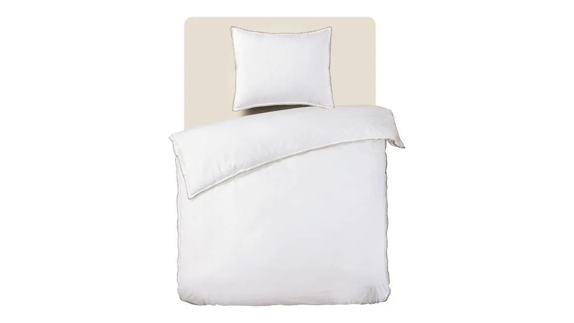 Kayori Niki housse de couette blanc
