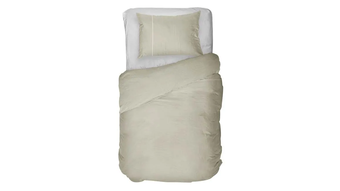 Kayori Sasaki housse de couette taupe