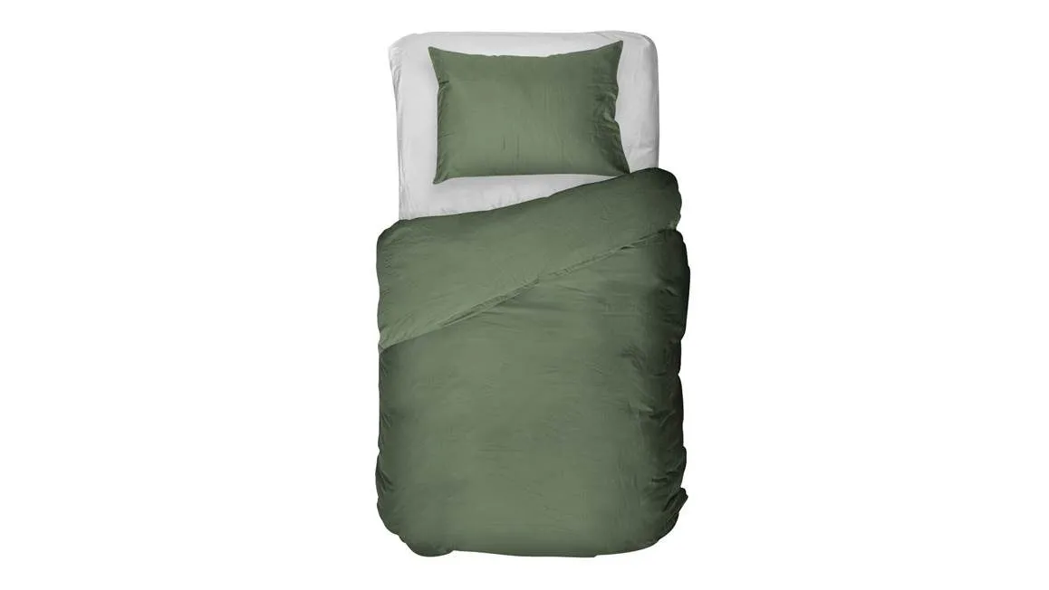 Kayori Saya housse de couette vert foncé