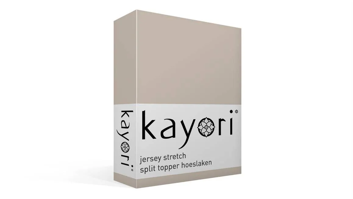 Kayori Shizu drap-housse surmatelas TR jersey stretch sable