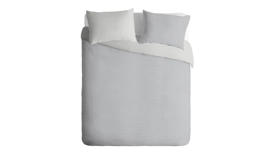 Kayori Shizu housse de couette gris argent