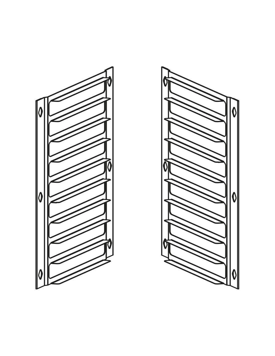 Kit échelle de transformation format pâtissier en format GN1/1 Gastro M pour GR206