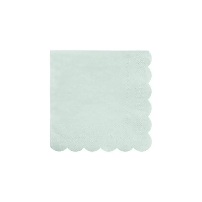 meri meri eco mint small paper napkins