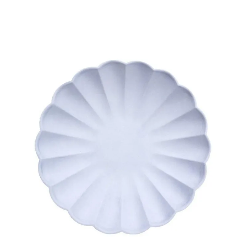 mini-assiettes papier meri meri eco pastel blue