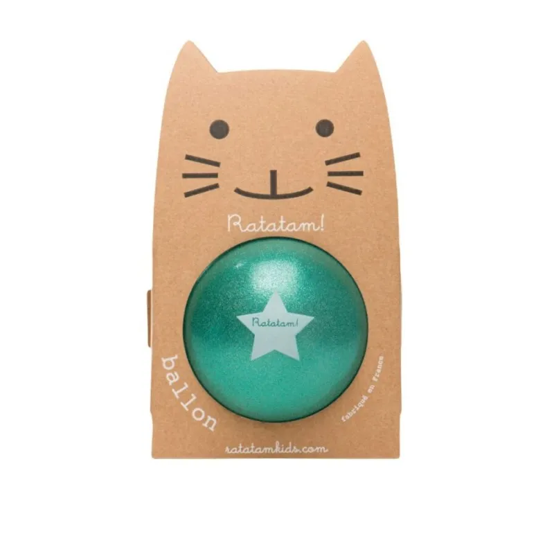 ratatam ball 22 cm glitter green
