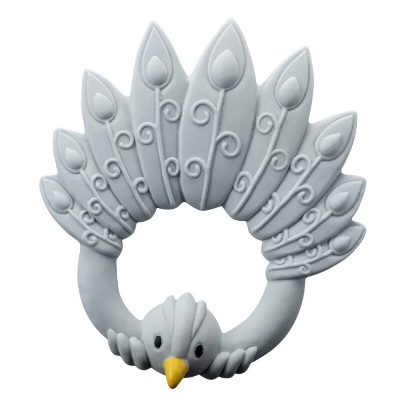 mordedor pavo real azul pastel