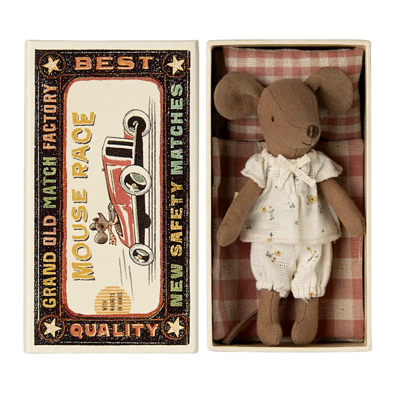 big sister mouse in matchbox