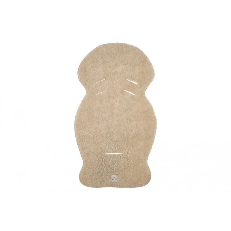 nanami stroller mat natural wool latte