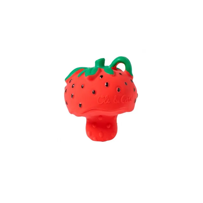 oli & carol sweetie the strawberry teether