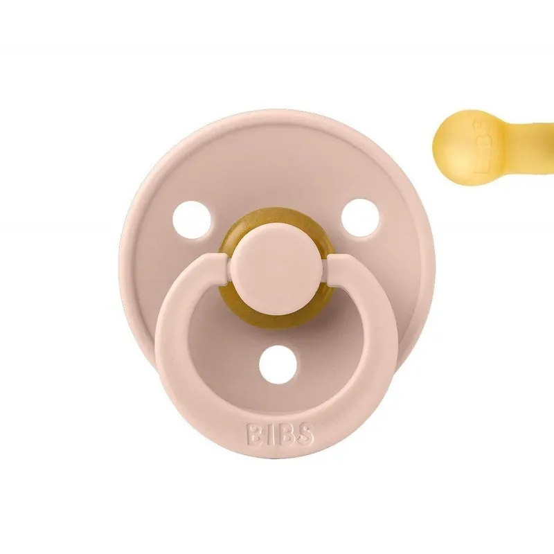 pacifier bibs color blush 0-6m