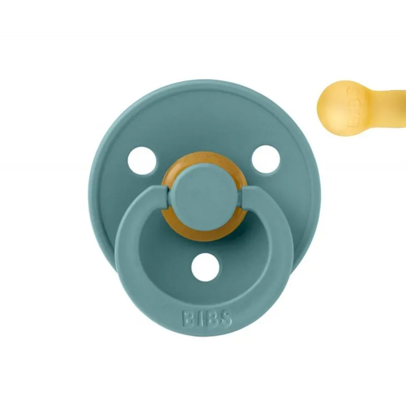 pacifier bibs color round island sea 0-6m