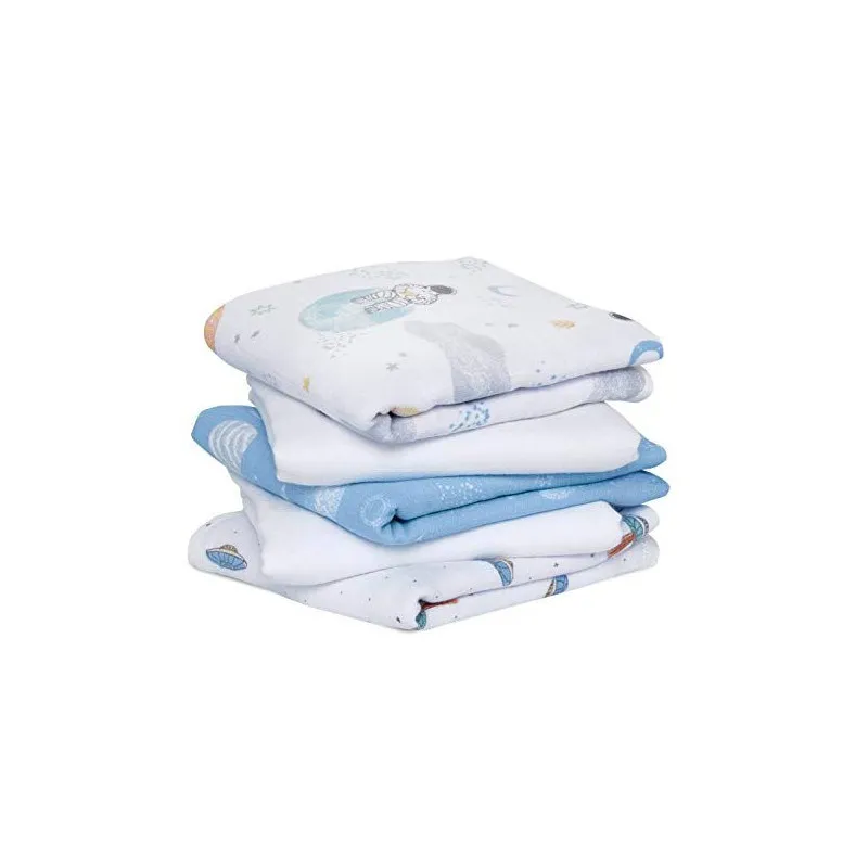 pack 5 mini-muselinas space explorers